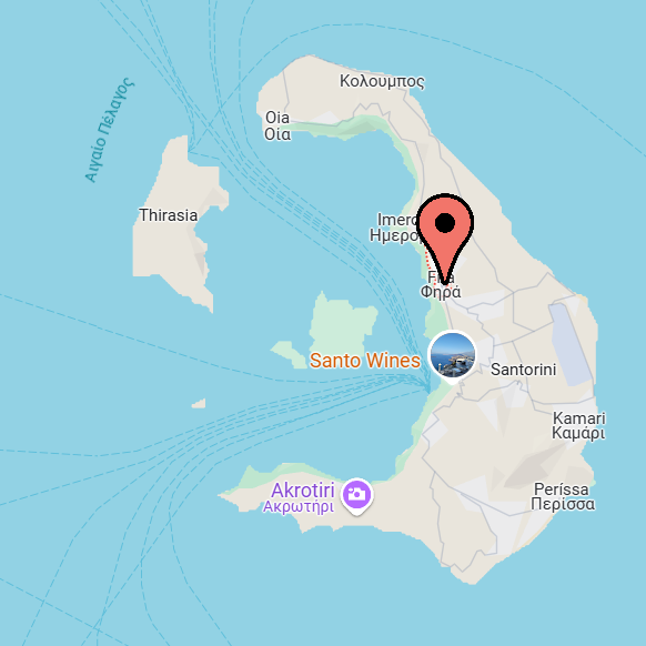 Grèce Santorin Fira Oia Baie d'Ammoudi Pyrgos Callistis Cape Columbo