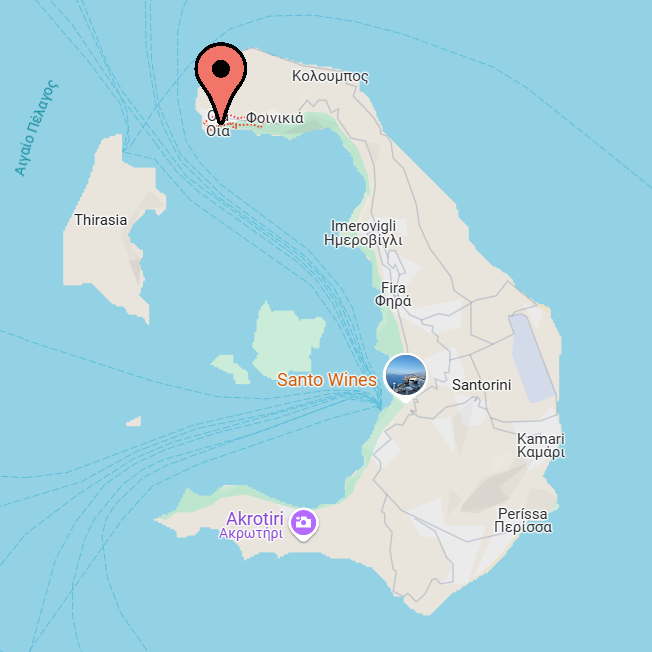 Grèce Santorin Fira Oia Baie d'Ammoudi Pyrgos Callistis Cape Columbo