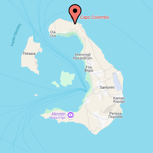 Grèce Santorin Fira Oia Baie d'Ammoudi Pyrgos Callistis Cape Columbo