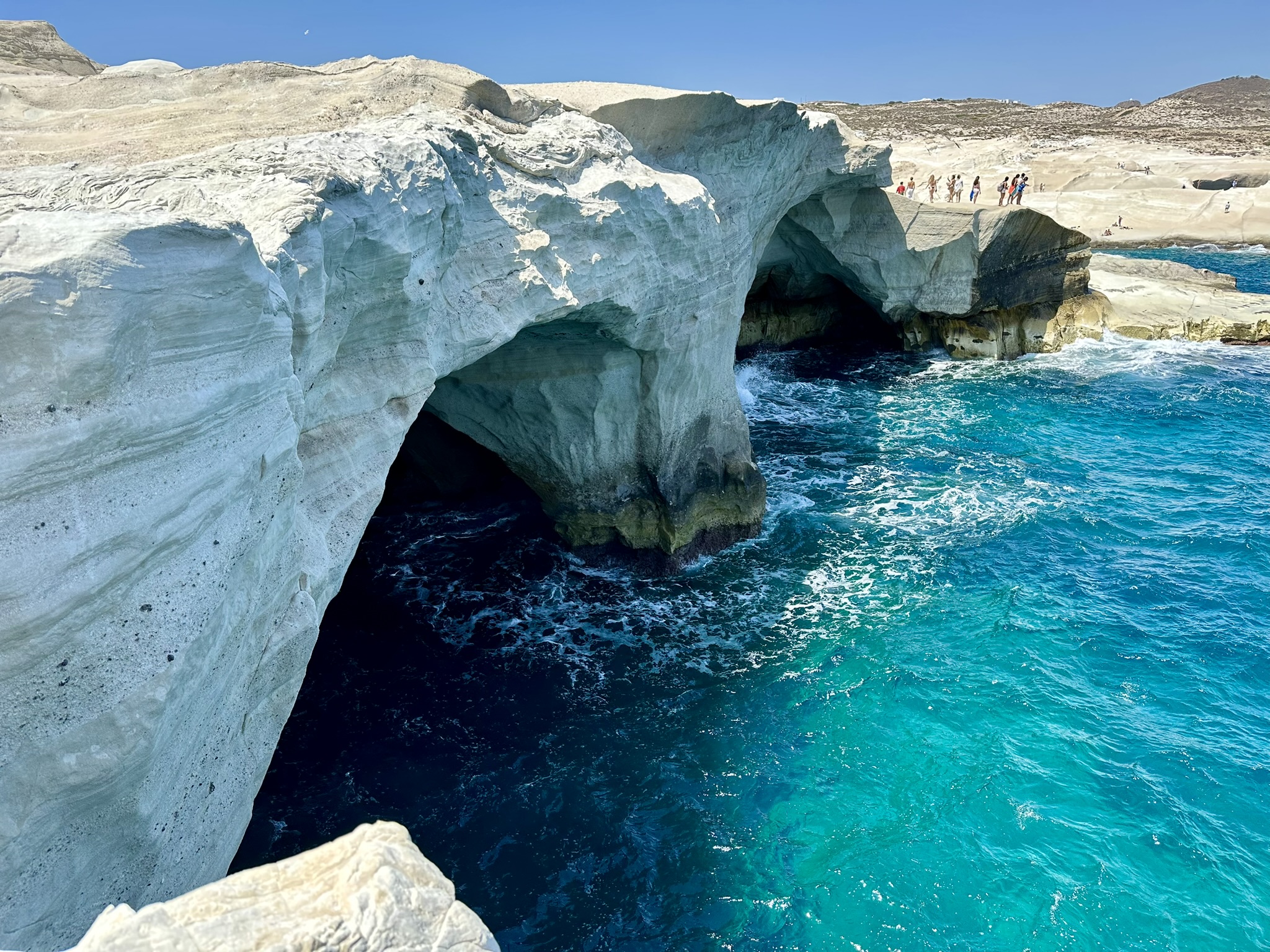 Grèce Ile de Milos voyage avec son chien prendre l'avion